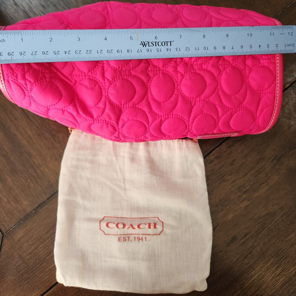 Coach Fuchsia Quilted Dog Vest - Picture 3 of 8